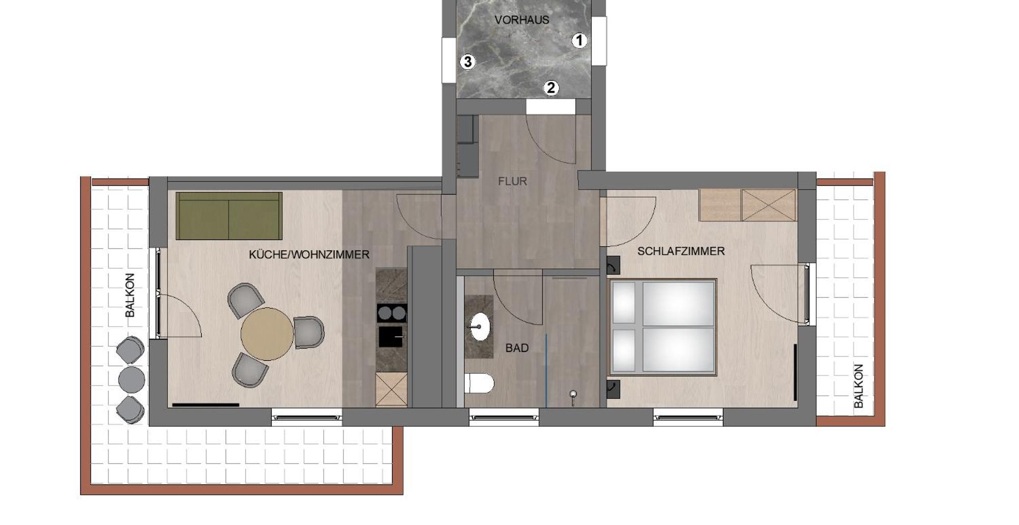 Hauszeit Appartements Bagian luar foto